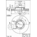 BS 8186 BRECO Тормозной диск