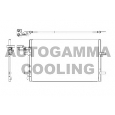 105199 AUTOGAMMA Конденсатор, кондиционер