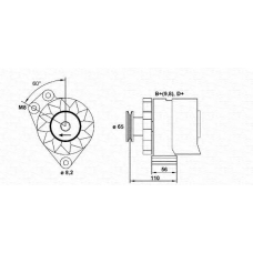 943356812010 MAGNETI MARELLI Генератор