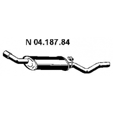 04.187.84 EBERSPACHER Глушитель выхлопных газов конечный