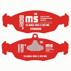 13-0463-7051-2-SET-MS MASTER-SPORT Комплект тормозных колодок, дисковый тормоз