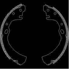 Z4649.00 WOKING Комплект тормозных колодок