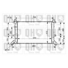 QER2541 QUINTON HAZELL Радиатор, охлаждение двигателя