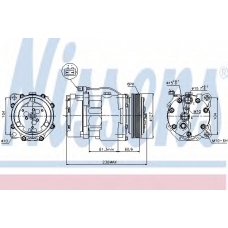 89061 NISSENS Компрессор, кондиционер