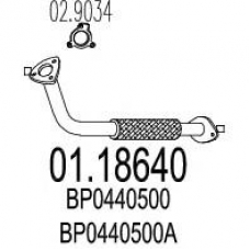 01.18640 MTS Труба выхлопного газа