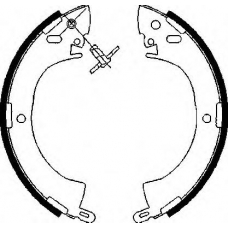 BS741 QUINTON HAZELL Комплект тормозных колодок