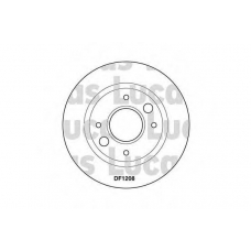DF1208 TRW Тормозной диск