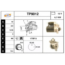 TP9012 SNRA Стартер