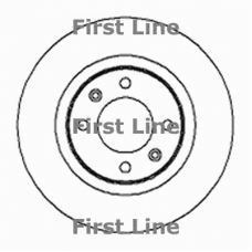 FBD1256 FIRST LINE Тормозной диск