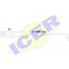 610241 E C ICER Сигнализатор, износ тормозных колодок