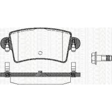 8110 10528 TRISCAN Комплект тормозных колодок, дисковый тормоз
