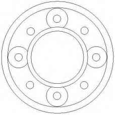 AC2035D AC Delco Тормозной диск
