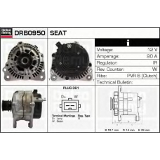 DRB0950 DELCO REMY Генератор