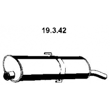 19.3.42 EBERSPACHER Глушитель выхлопных газов конечный