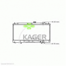 31-2007 KAGER Радиатор, охлаждение двигателя