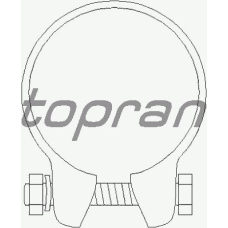 102 544 TOPRAN Соединительные элементы, система выпуска