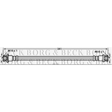 BBH7872 BORG & BECK Тормозной шланг