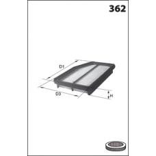 ELP9390 MECAFILTER Воздушный фильтр
