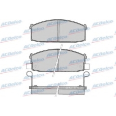 AC058527D AC Delco Комплект тормозных колодок, дисковый тормоз