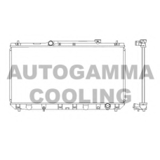 102354 AUTOGAMMA Радиатор, охлаждение двигателя