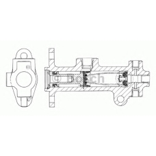 F 026 003 015 BOSCH Главный тормозной цилиндр
