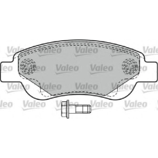 598718 VALEO Комплект тормозных колодок, дисковый тормоз