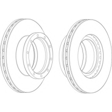 FCR145A FERODO Тормозной диск