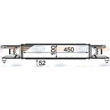 8ML 376 910-001 HELLA Интеркулер