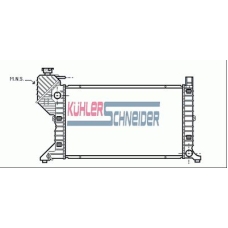0420401 KUHLER SCHNEIDER Радиатор, охлаждение двигател