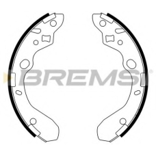 GF0792 BREMSI Комплект тормозных колодок