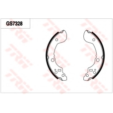 GS7328 TRW Комплект тормозных колодок