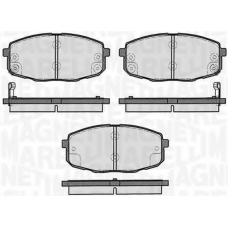 363916060281 MAGNETI MARELLI Комплект тормозных колодок, дисковый тормоз