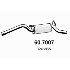 60.7007 ASSO Глушитель выхлопных газов конечный