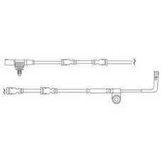 LZ0194 DELPHI Контрольный контакт, контроль слоя тормозных колод