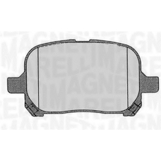 363916060597 MAGNETI MARELLI Комплект тормозных колодок, дисковый тормоз