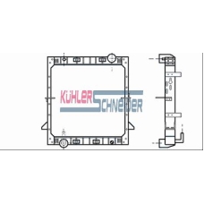 4100001 KUHLER SCHNEIDER Радиатор, охлаждение двигател