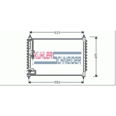3320301 KUHLER SCHNEIDER Конденсатор, кондиционер