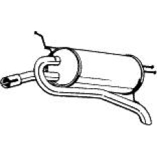 148-223 BOSAL Глушитель выхлопных газов конечный