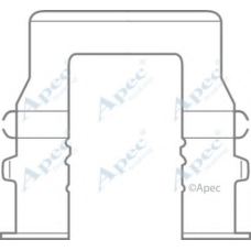 KIT526 APEC Комплектующие, тормозные колодки