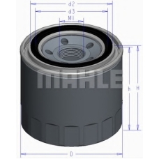 OC 523 MAHLE Масляный фильтр