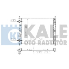 231100 KALE OTO RADYATOR Радиатор, охлаждение двигателя