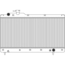 350213116100 MAGNETI MARELLI Радиатор, охлаждение двигателя