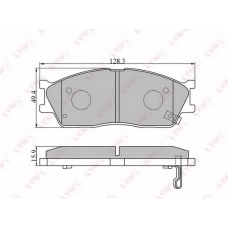 BD-4403 LYNX Тормозные колодки дисковые
