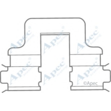KIT1007 APEC Комплектующие, тормозные колодки