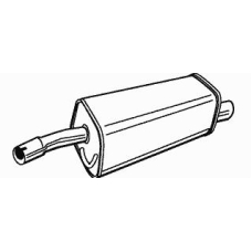 71394 WALKER Глушитель выхлопных газов конечный