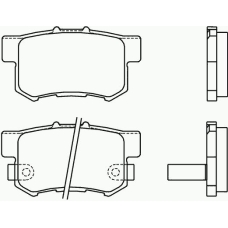 P 28 039 BREMBO Комплект тормозных колодок, дисковый тормоз