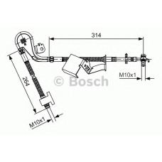 1 987 481 469 BOSCH Тормозной шланг