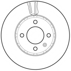 562727BC BENDIX Тормозной диск