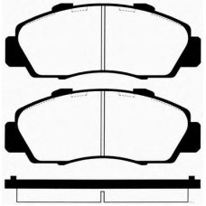 J PA-499AF JAPANPARTS Комплект тормозных колодок, дисковый тормоз