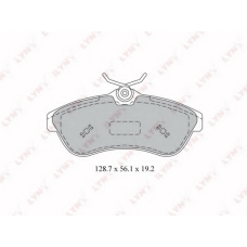 BD-2205 LYNX Колодки тормозные передние